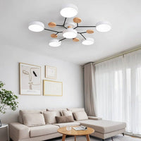 NordicGlow Branched LED Ceiling Light - Elegant Nordic Style-4 Heads-Green-State of Style