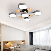 NordicGlow Branched LED Ceiling Light - Elegant Nordic Style-4 Heads-Green-State of Style