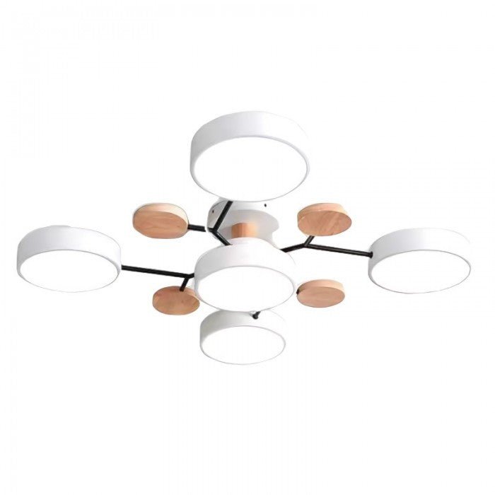 NordicGlow Branched LED Ceiling Light - Elegant Nordic Style-5 Heads-White-State of Style