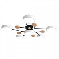 NordicGlow Branched LED Ceiling Light - Elegant Nordic Style-6 Heads-White-State of Style