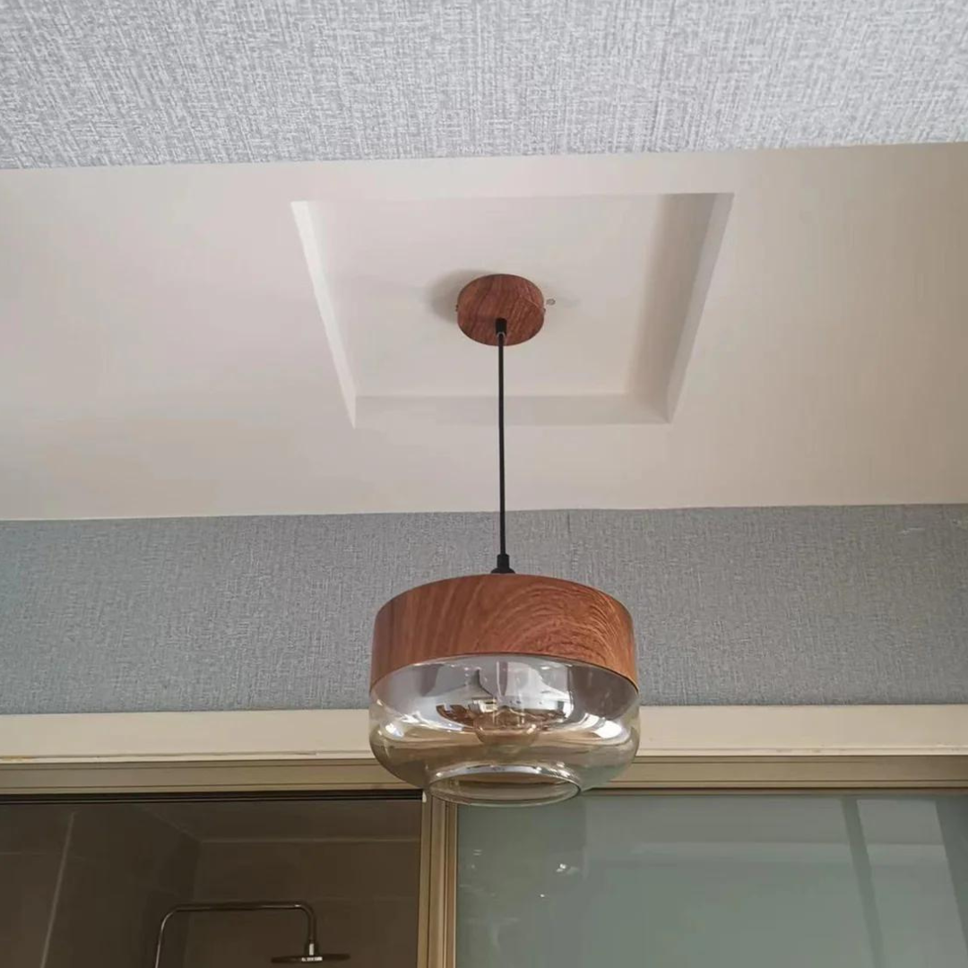 NordLuna Stylish Scandinavian Timber Ceiling Light-Type A-State of Style