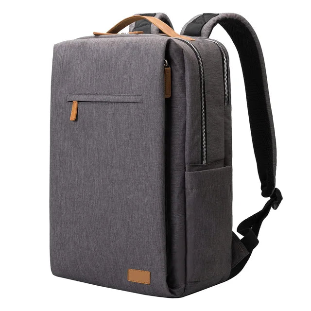 Nova Backpack with Laptop Compartment and USB Charging Port-Grey-State of Style