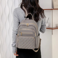 Lightweight Water-Resistant Nylon Backpack for Women – Travel & School