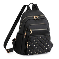 Lightweight Water-Resistant Nylon Backpack for Women – Travel & School