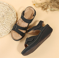 Odette Orthopedic Sandals | Ultimate Comfort for Long Walks-Black-5-State of Style