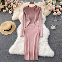 Off-Shoulder Dress | Stylish & Comfortable-Pink-One size fits all-State of Style