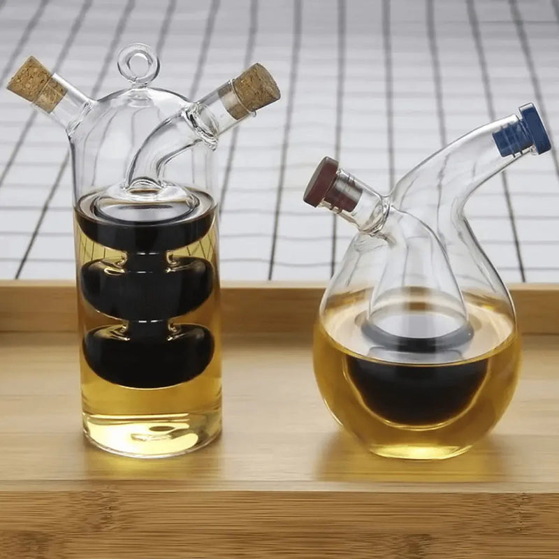 Oil & Vinegar Dispenser - DualPour-3 Balls-State of Style