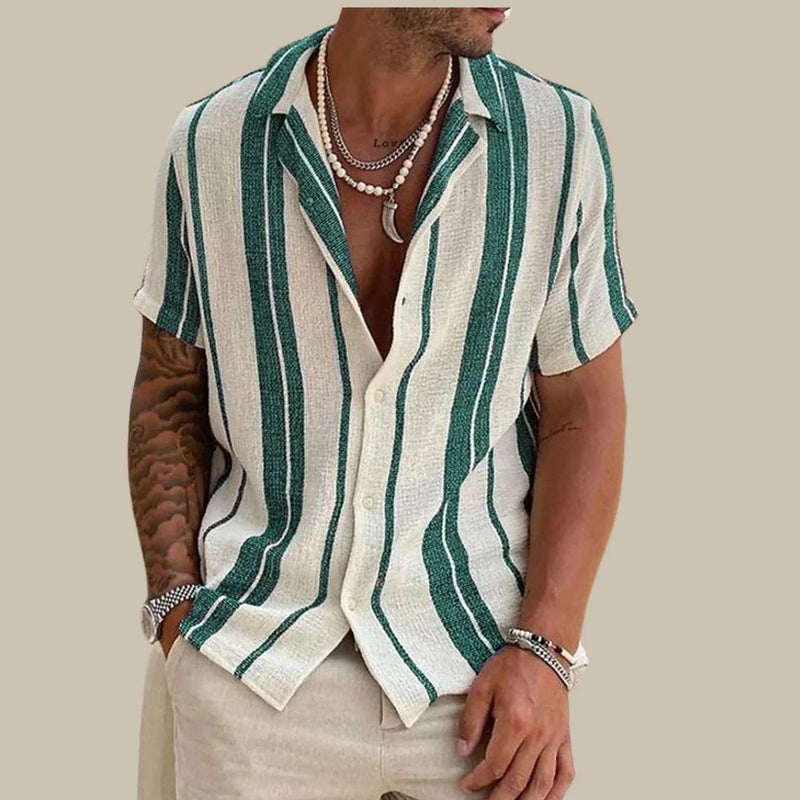 Oliver Capri Shirt | Casual & Trendy-Green-S-State of Style