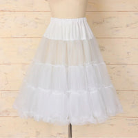 Olivia Tulle A-Line Petticoat – Elegant & Voluminous Underskirt-White-S-State of Style