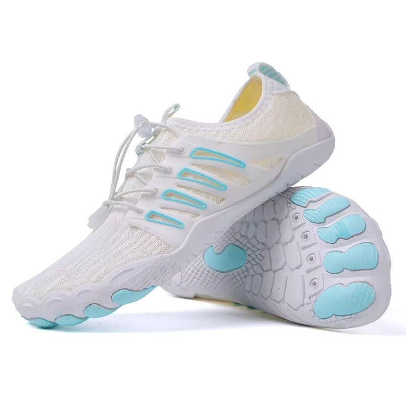 Orthopaedic Barefoot Shoes - BioStride PRO 2.0-White/Blue-3.5-State of Style