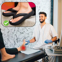 Orthopaedic Comfort Flip-Flops – Elara-Black-3.5-4.5-State of Style