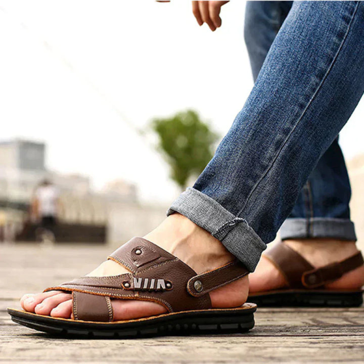 Orthopaedic Comfort Sandals for Men – Comfortable & Adjustable – Henrik-Brown-5-State of Style