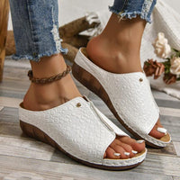 Orthopaedic comfort sandals for women – Amalia-White-3-State of Style