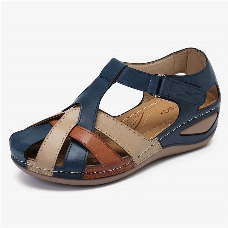 Orthopaedic comfort sandals for women – Sophia-Blue-3-State of Style