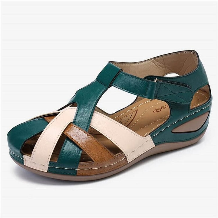 Orthopaedic comfort sandals for women – Sophia-Green-3-State of Style