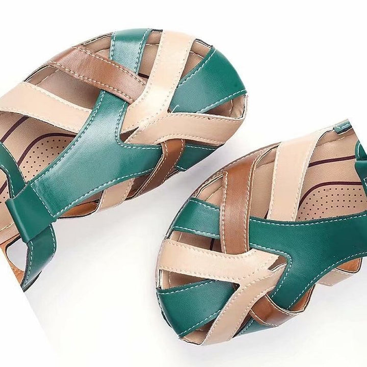 Orthopaedic comfort sandals for women – Sophia-Red-3-State of Style