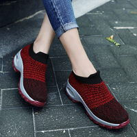 Orthopaedic Hypersoft Running Shoes for Women – Eliana-Red-3-State of Style