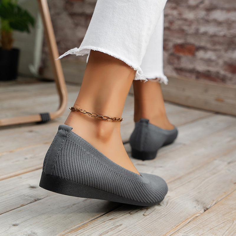 Orthopaedic ladies' ballerinas with comfort sole & classic design – Mia-Black-3.5-State of Style
