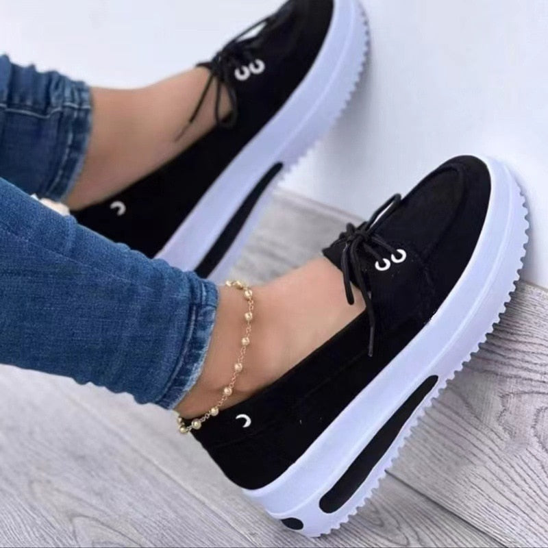 Orthopaedic Ladies' Espadrilles with Air Cushion Sole – Malina-Black-3-State of Style