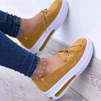 Orthopaedic Ladies' Espadrilles with Air Cushion Sole – Malina-Yellow-3-State of Style