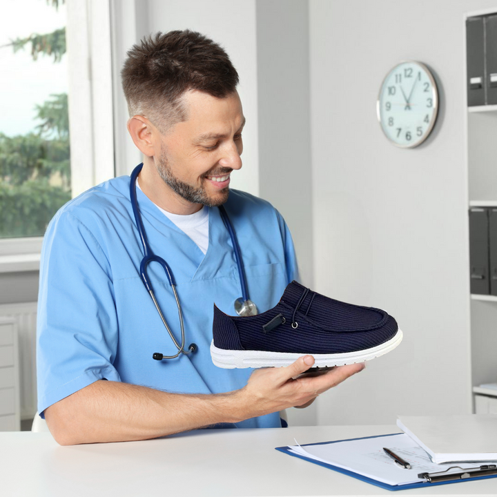 Orthopaedic Ladies' Leisure Shoes – Serena-White-3.5-State of Style