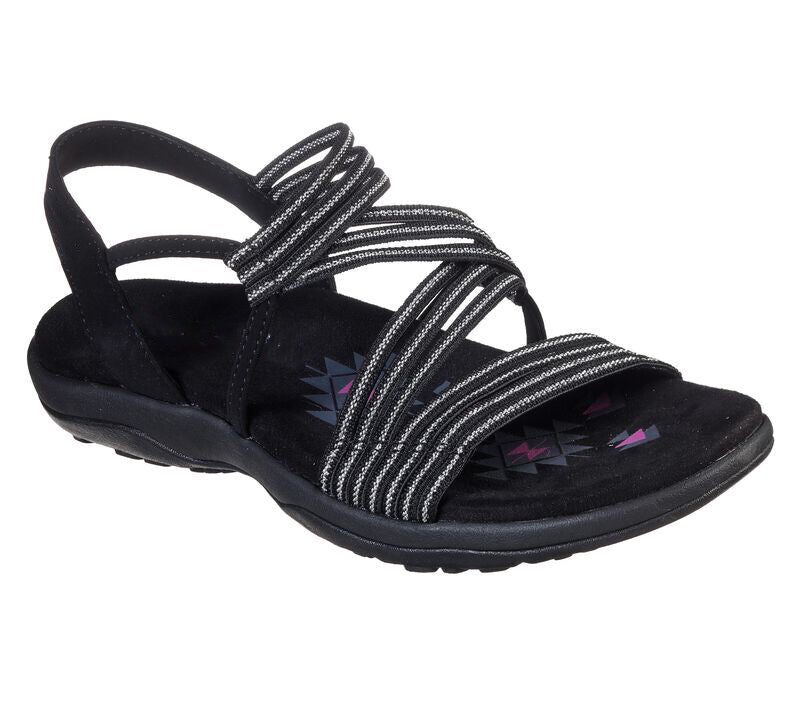 Orthopaedic ladies' sandals with adjustable straps – Elvira-Black-3-State of Style