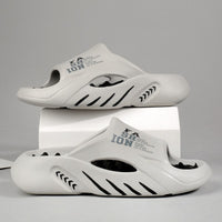 Orthopaedic massage slippers with nubs for ladies & gentlemen – Vitalis-Gray-5-6-State of Style