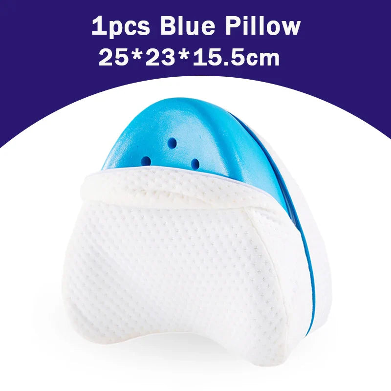Orthopaedic Memory Foam Leg Pillow - ComfortFoam-Blue-State of Style