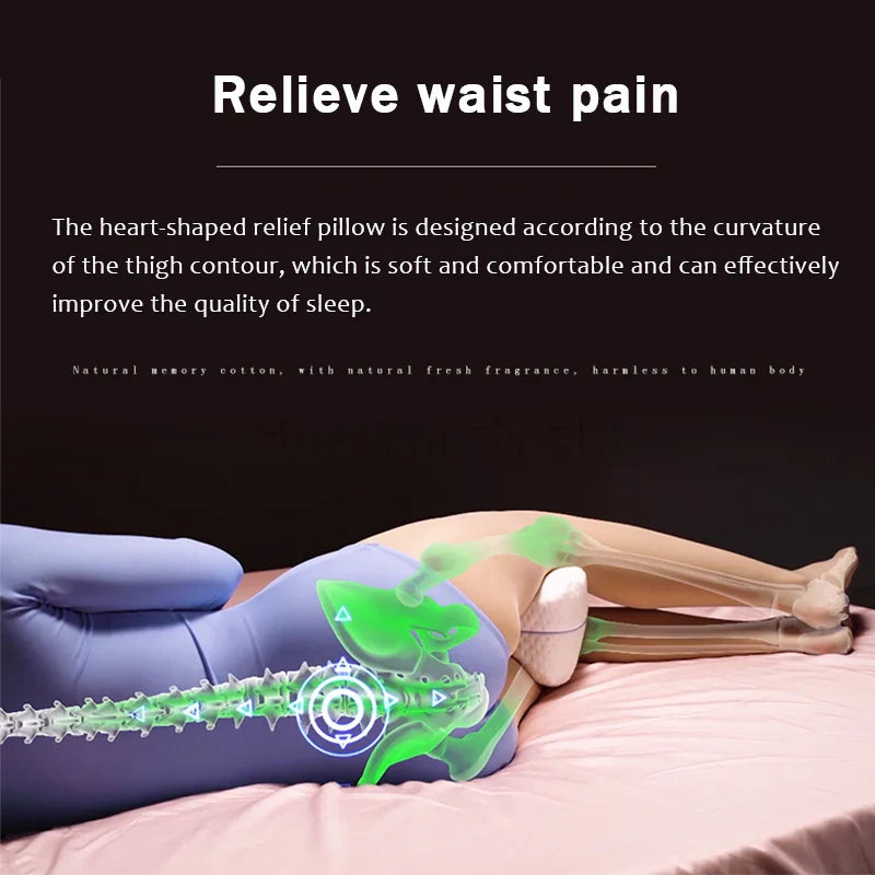 Orthopaedic Memory Foam Leg Pillow - ComfortFoam-White-State of Style