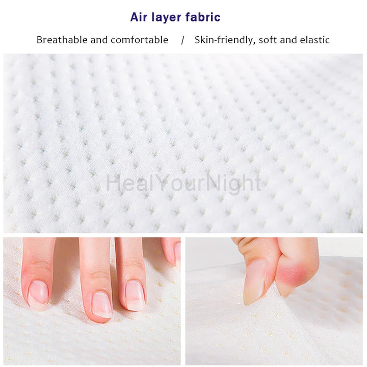 Orthopaedic Memory Foam Leg Pillow - ComfortFoam-White-State of Style