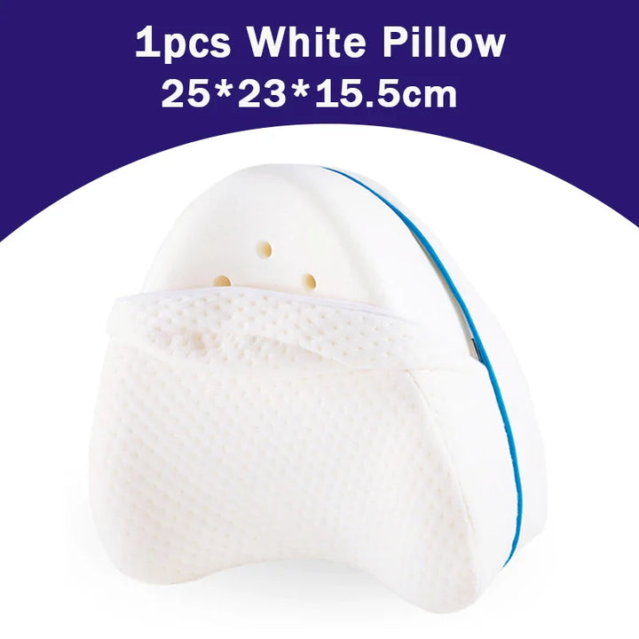 Orthopaedic Memory Foam Leg Pillow - ComfortFoam-White-State of Style
