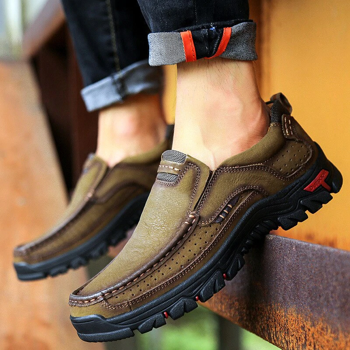 Orthopaedic Men's Walking Shoes – Erik-Black-6-State of Style