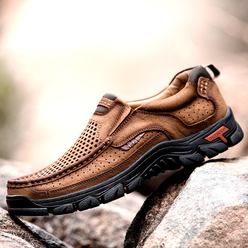 Orthopaedic Men's Walking Shoes – Erik-Black-6-State of Style