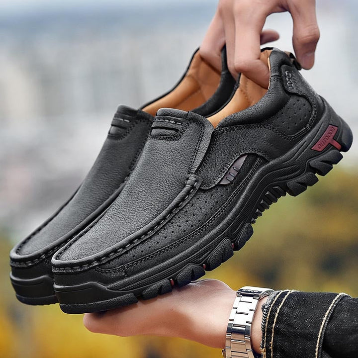 Orthopaedic Men's Walking Shoes – Erik-Black-6-State of Style