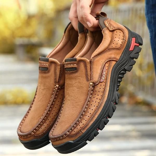 Orthopaedic Men's Walking Shoes – Erik-Black-6-State of Style