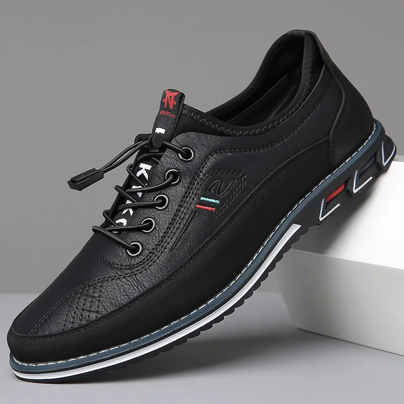 Orthopaedic Oxford Men's Shoes - Elias-Black-5.0-State of Style