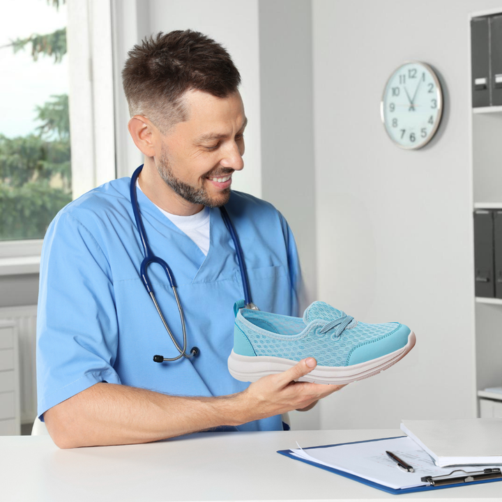 Orthopaedic pain relief shoes for women – Selina-Gray-3-State of Style