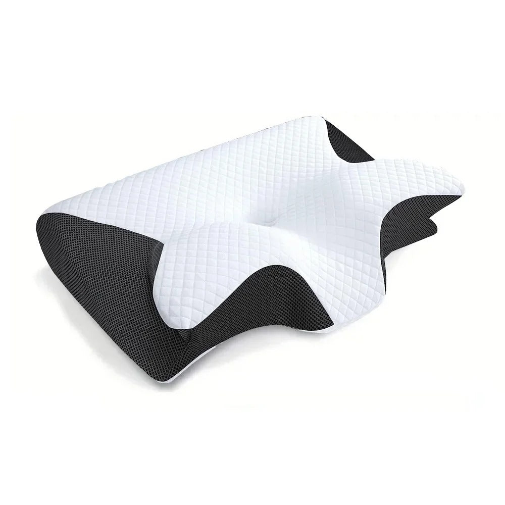 Orthopaedic Pillow - DreamAlign-White Black-State of Style