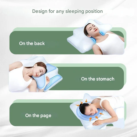 Orthopaedic Pillow - DreamAlign-White Black-State of Style