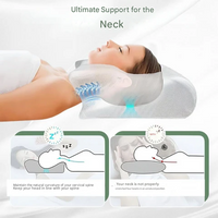 Orthopaedic Pillow - DreamAlign-White Black-State of Style