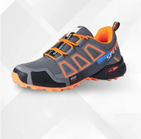 Orthopaedic trekking and hiking shoes - Alpena-Grey-Orange-3-State of Style