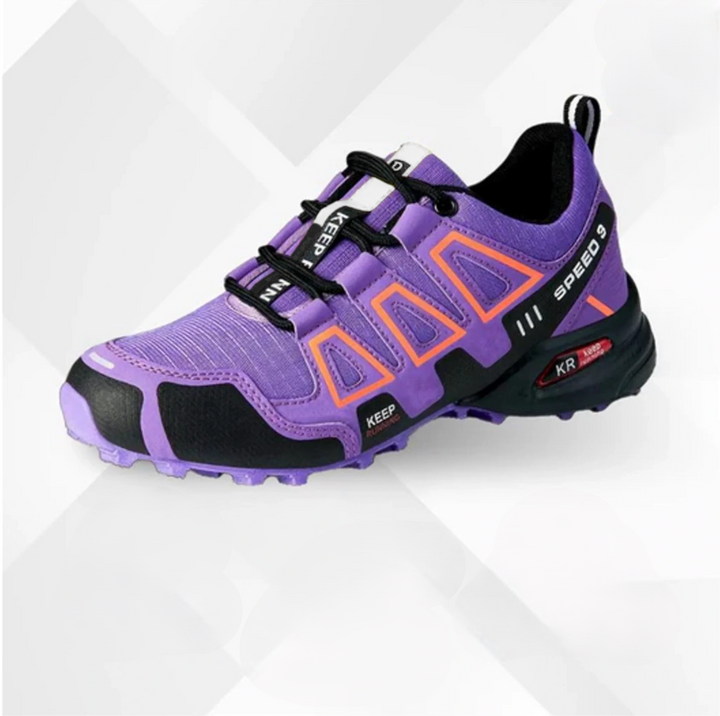 Orthopaedic trekking and hiking shoes - Alpena-Purple-3-State of Style