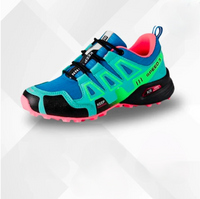Orthopaedic trekking and hiking shoes - Alpena-Turquoise Blue-3-State of Style