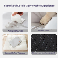 Orthopaedic Waterproof Dog Mattress - FlexiRest-S-Light grey-State of Style