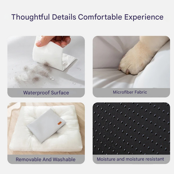 Orthopaedic Waterproof Dog Mattress - FlexiRest-S-Light grey-State of Style