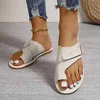 Orthopaedic women's leather sandals with bunion correction – Livia (1+1 FREE)-Brown-3-State of Style