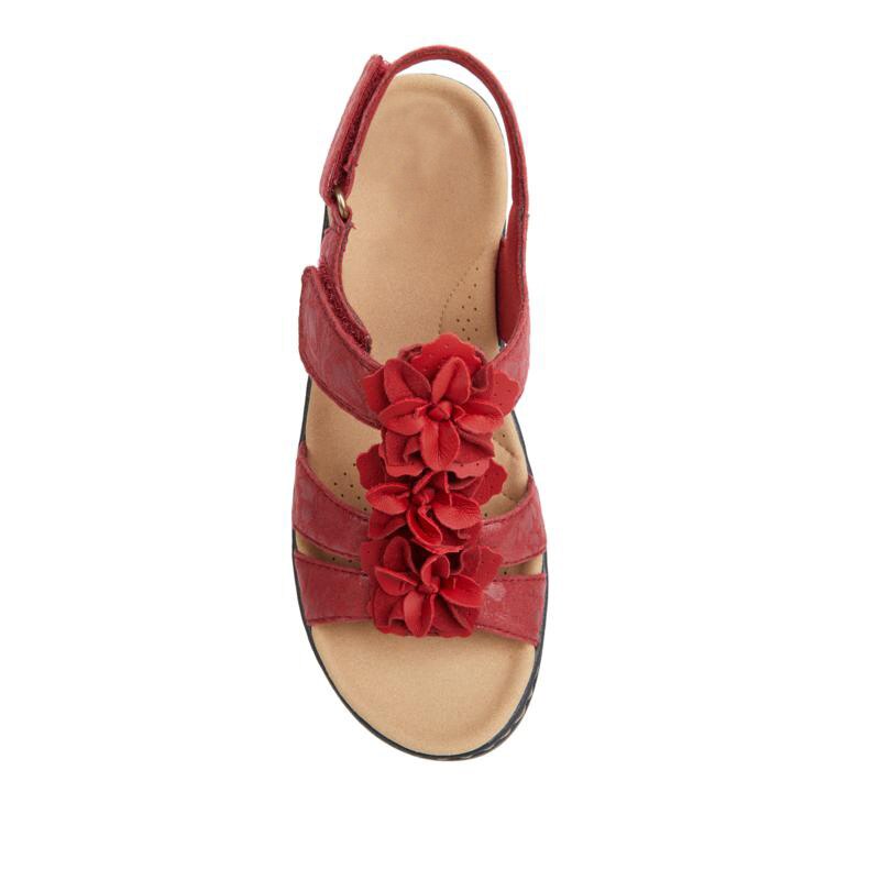 Orthopaedic women's sandals in summer style - Moana-Yellow-3-State of Style