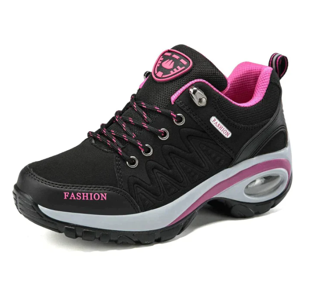 Orthopaedic Women's Walking Shoes - Alessa-Black-4.5-State of Style
