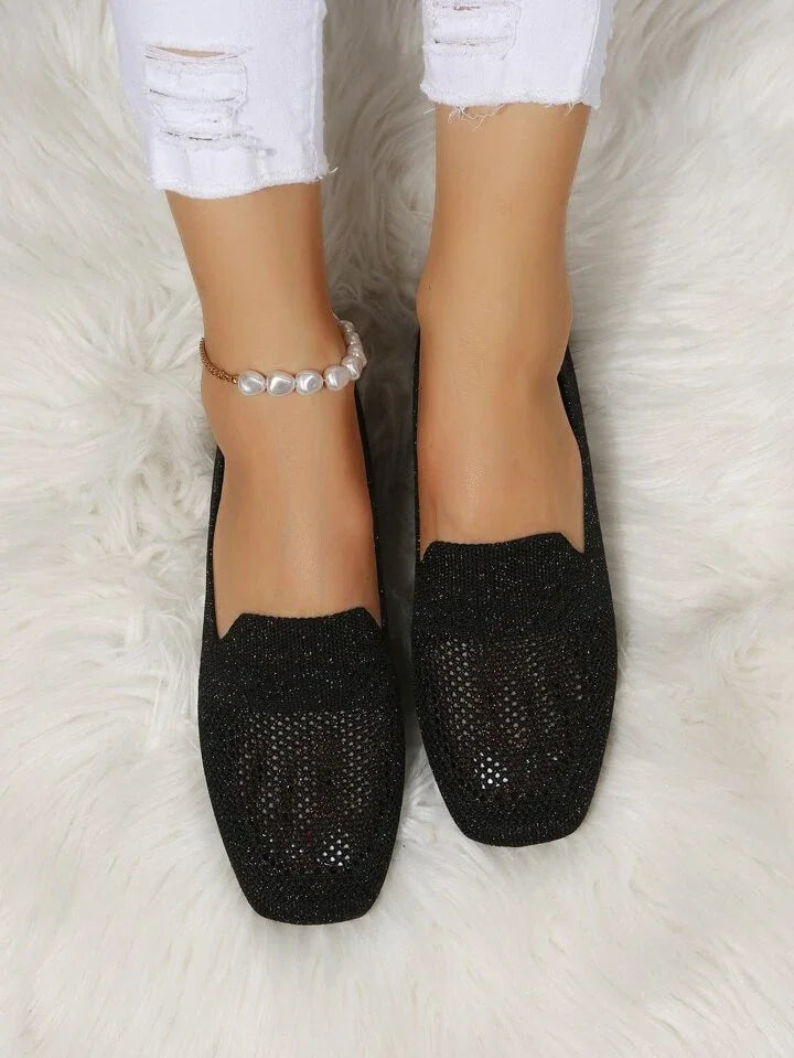 Orthopedic Anti-Slip Flat Shoes - Isabella-Black-35-State of Style