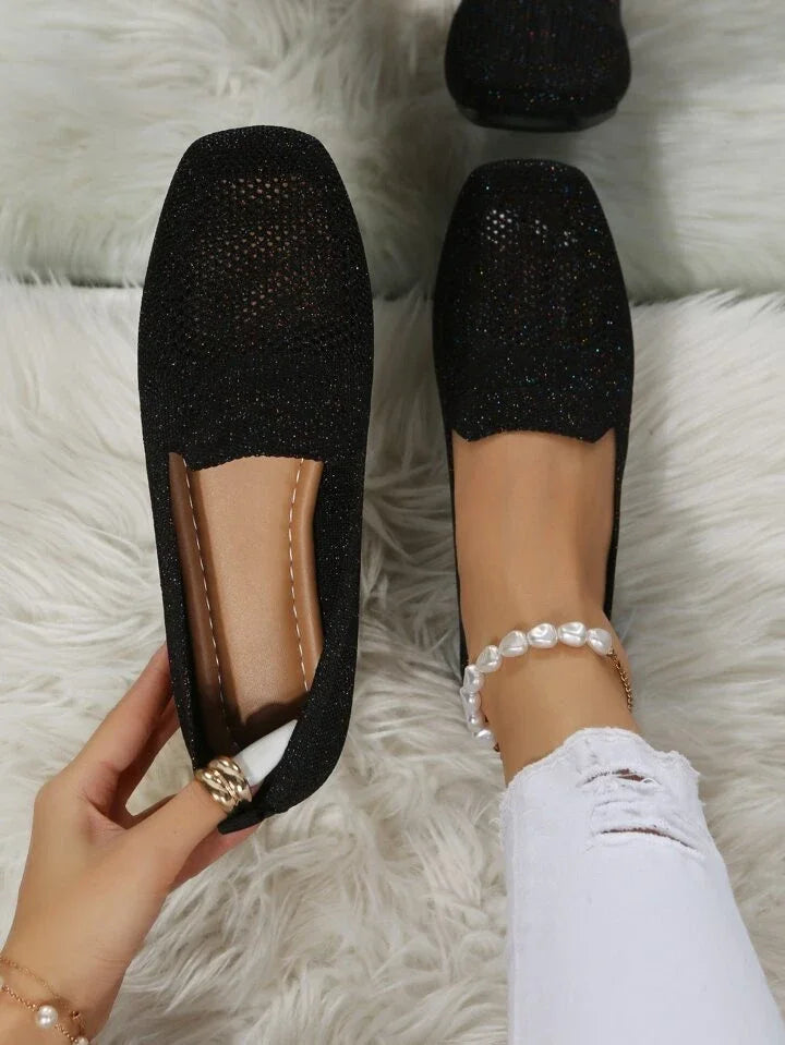 Orthopedic Anti-Slip Flat Shoes - Isabella-Black-35-State of Style